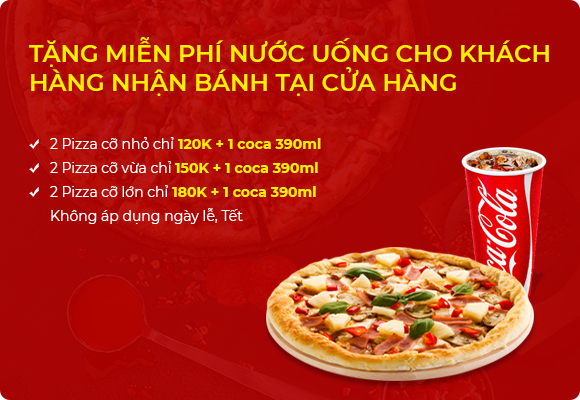 Pizza mua 1 tặng 1